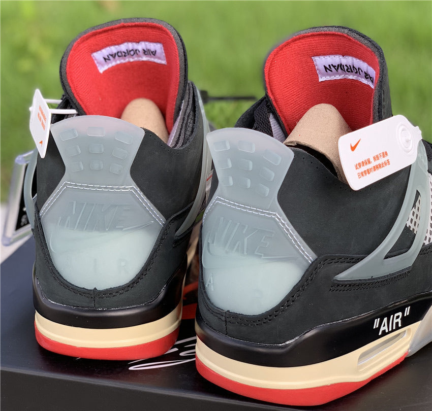 OFF-WHITE x Air Jordan 4 “Bred”