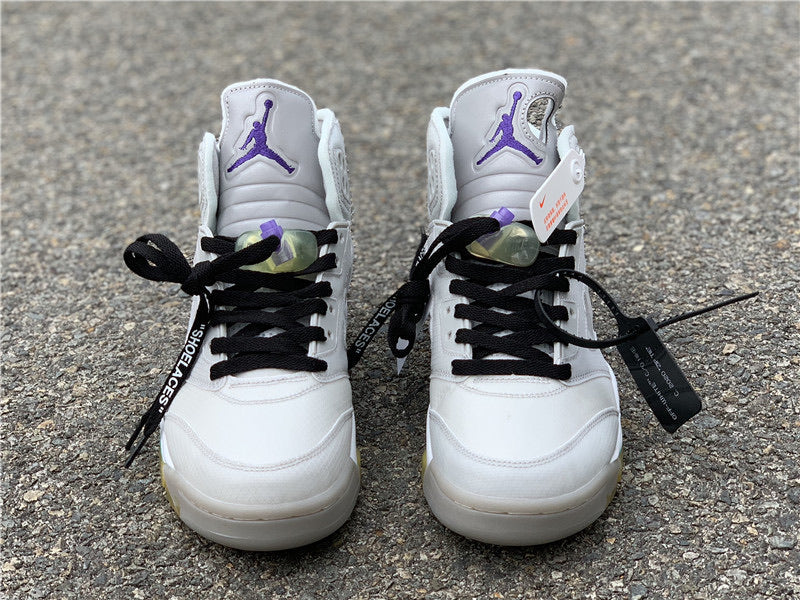 OW x AJ5 Retro 'Cream'