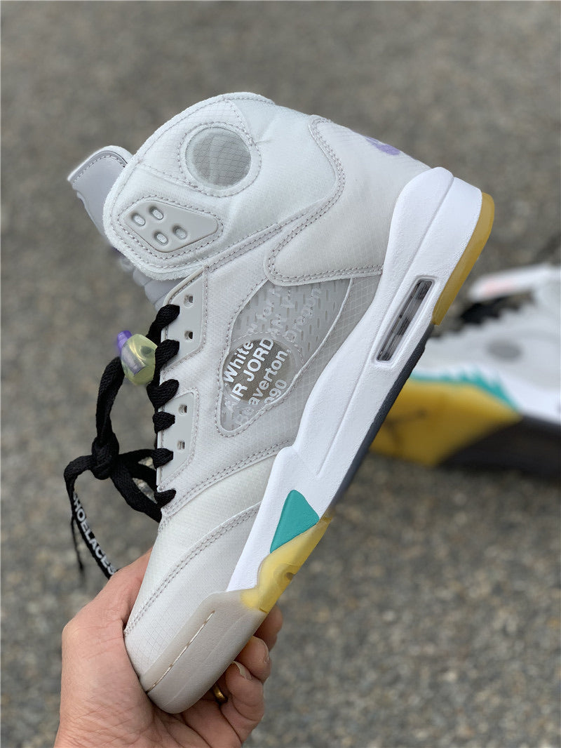OW x AJ5 Retro 'Cream'