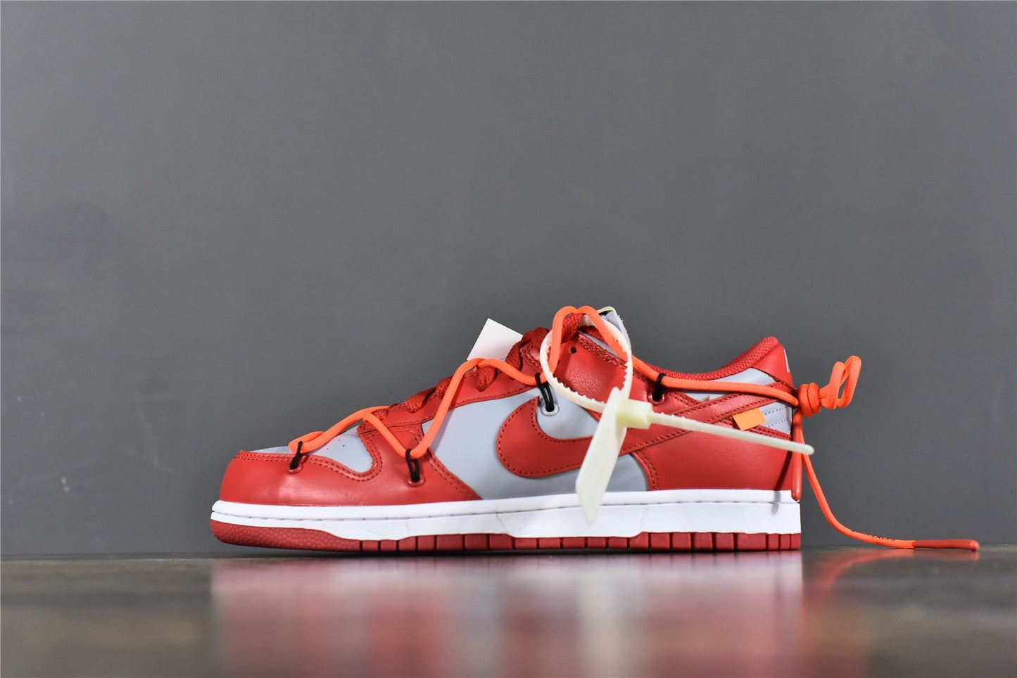 OW x Dunk Low 'University Red'