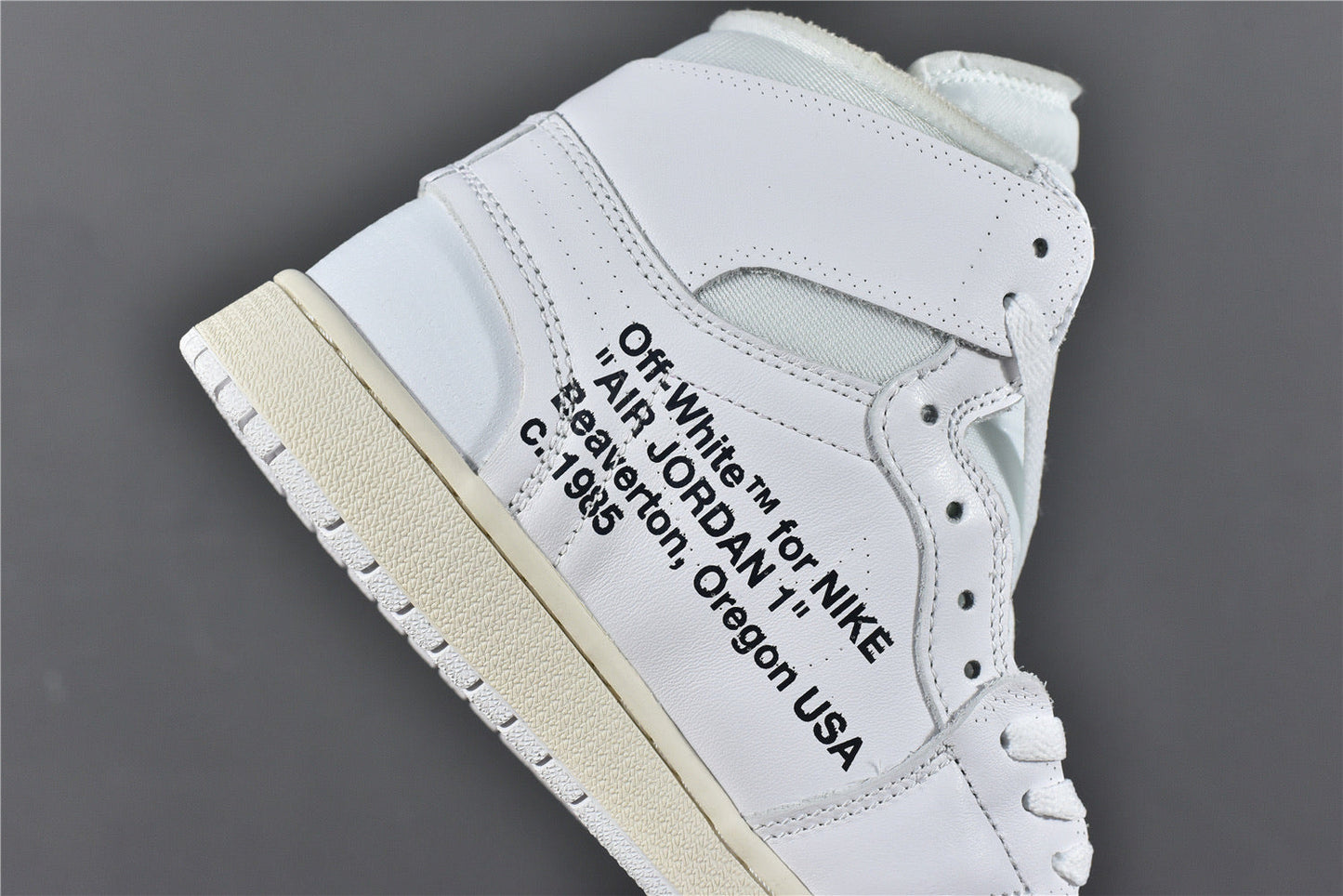 OW x AJ1 Retro High OG 'White'