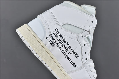 OW x AJ1 Retro High OG 'White'