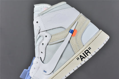 OW x AJ1 Retro High OG 'White'