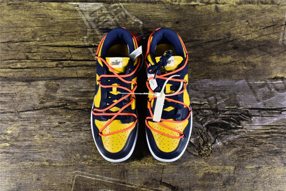 OW x Dunk Low 'University Gold