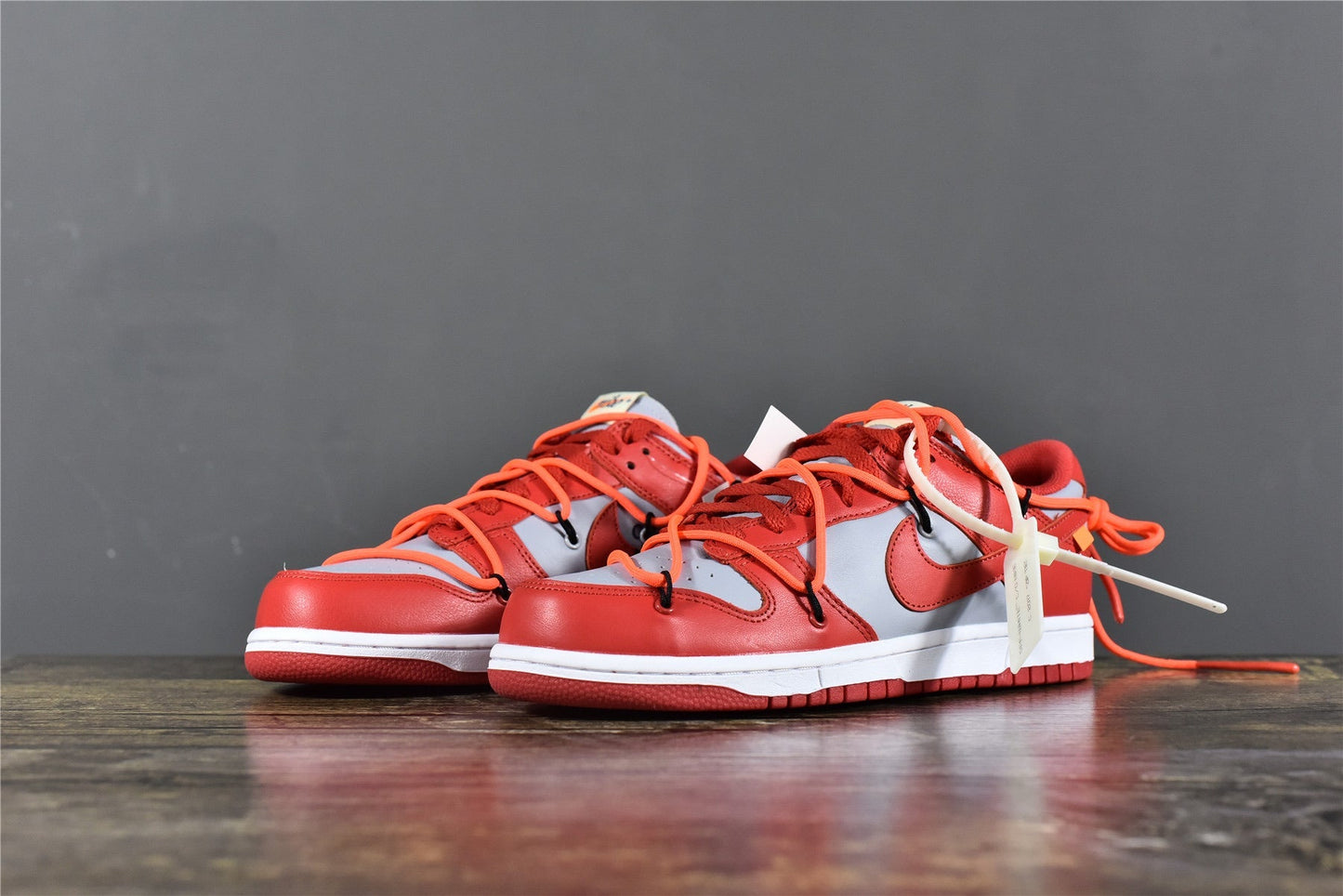 OW x Dunk Low 'University Red'