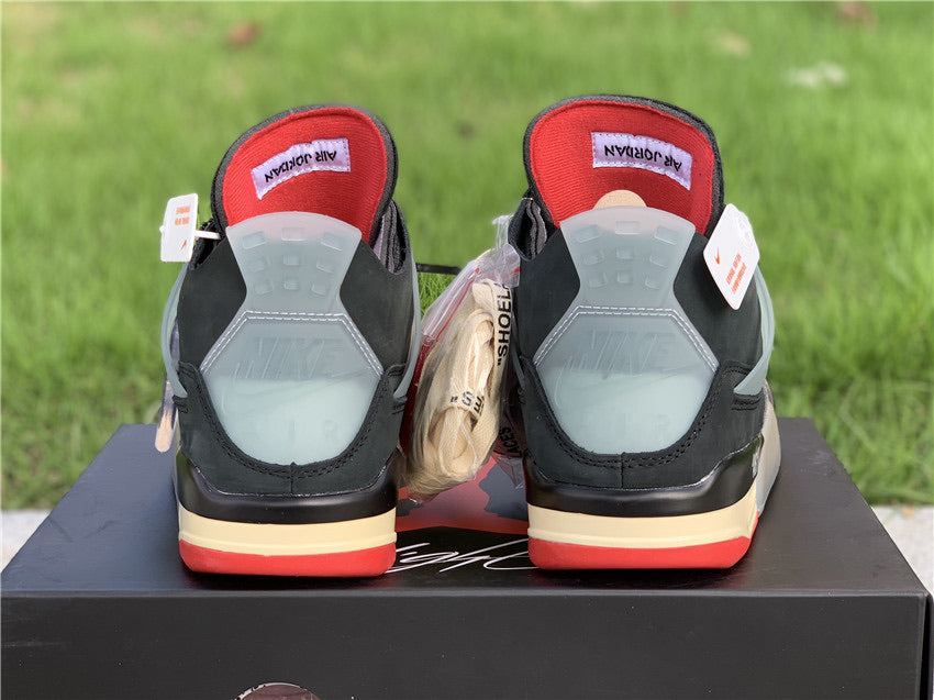OFF-WHITE x Air Jordan 4 “Bred”