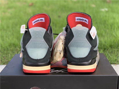 OFF-WHITE x Air Jordan 4 “Bred”