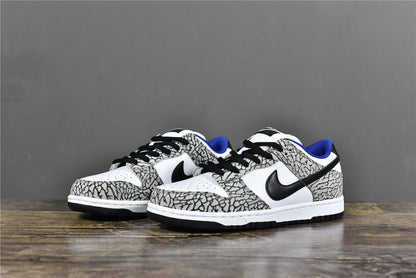 SUP SB Dunk Low - White Cement
