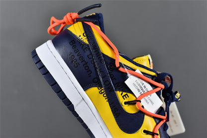 OW x Dunk Low 'University Gold