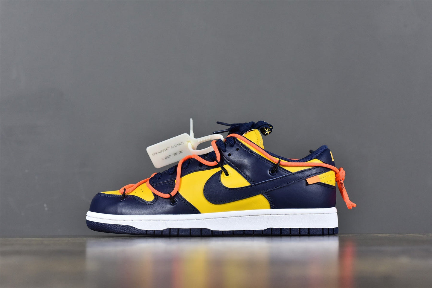 OW x Dunk Low 'University Gold