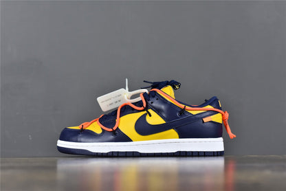 OW x Dunk Low 'University Gold