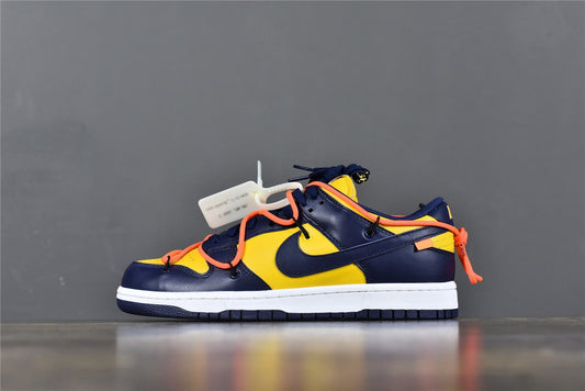 OW x Dunk Low 'University Gold