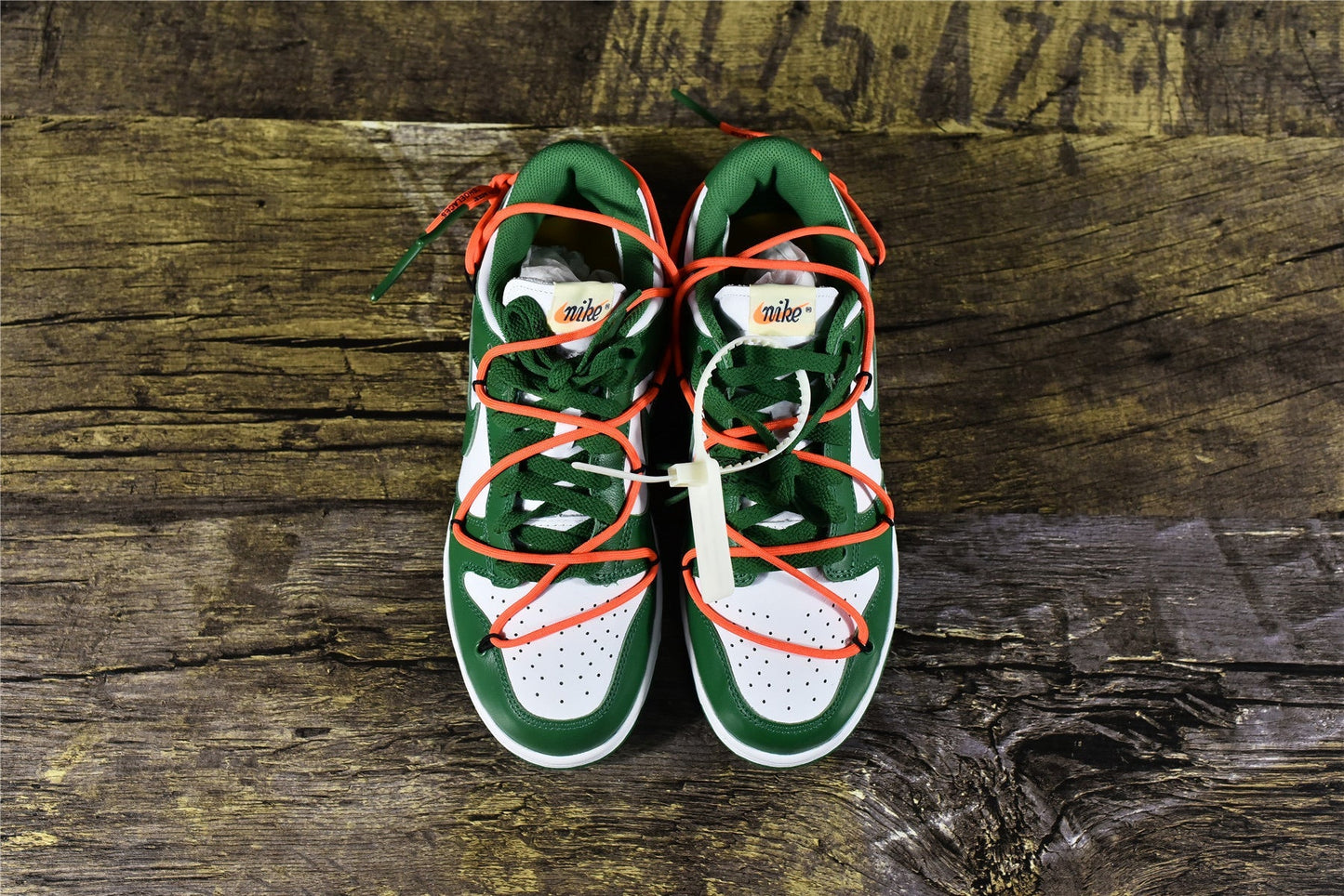 OW x Dunk Low 'Pine Green'