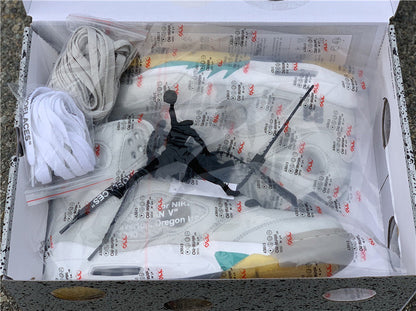 OW x AJ5 Retro 'Cream'