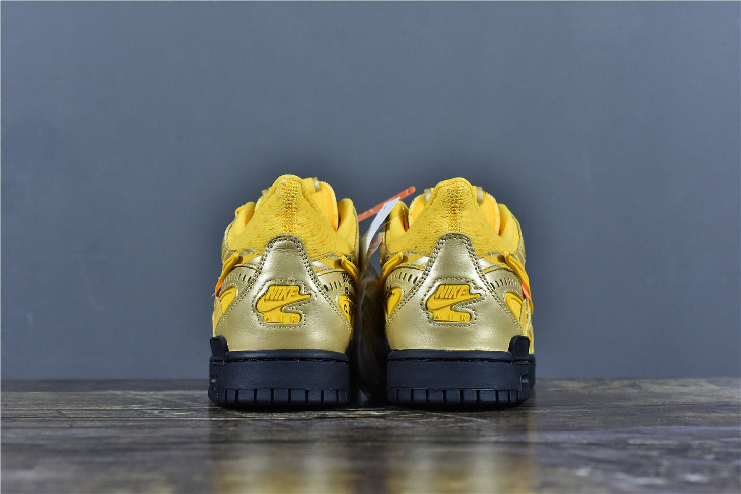 OW Rubber Dunk - University Gold