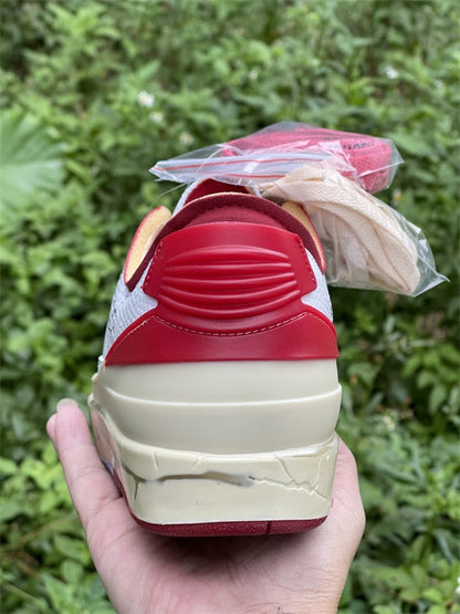 OW x AJ 2 Low ‘White Varsity Red’