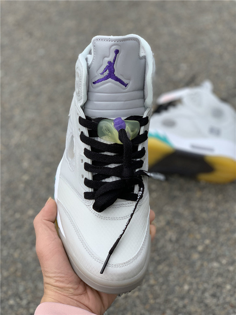 OW x AJ5 Retro 'Cream'