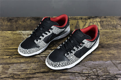 SUP SB Dunk Low - Black Cement