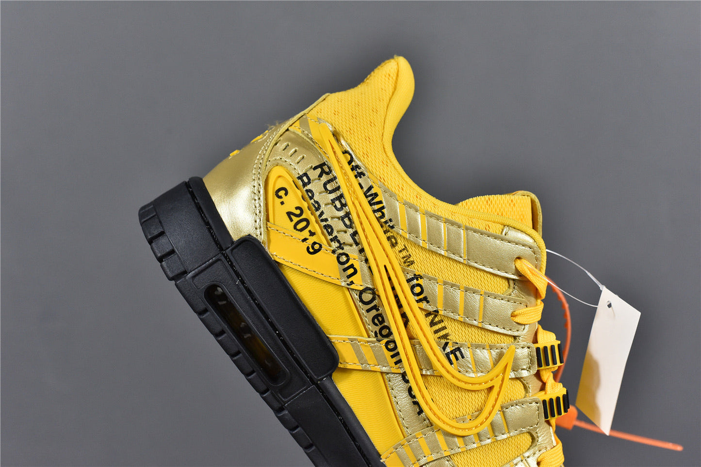 OW Rubber Dunk - University Gold
