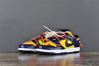 OW x Dunk Low 'University Gold