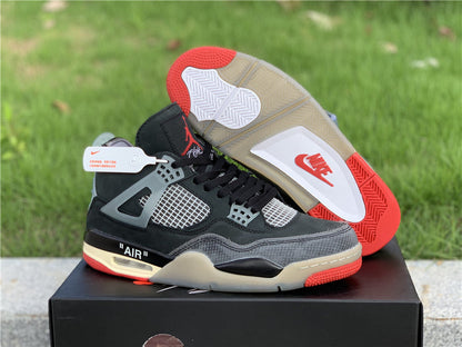 OFF-WHITE x Air Jordan 4 “Bred”