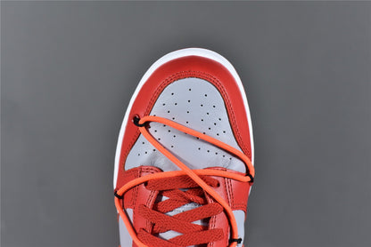 OW x Dunk Low 'University Red'