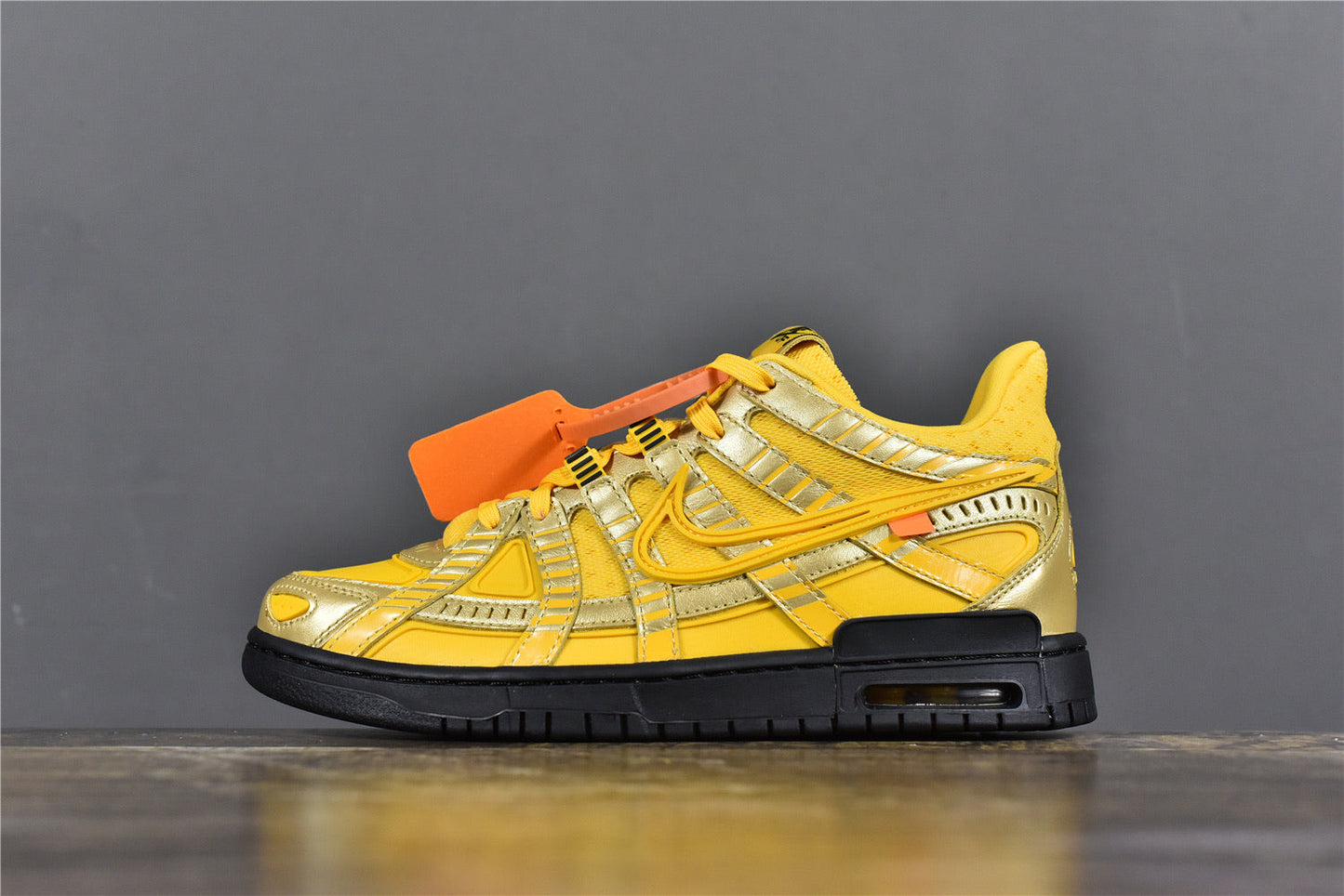 OW Rubber Dunk - University Gold