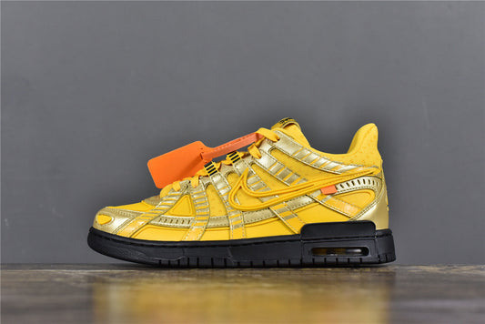 OW Rubber Dunk - University Gold