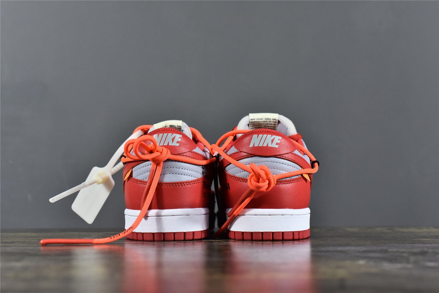 OW x Dunk Low 'University Red'