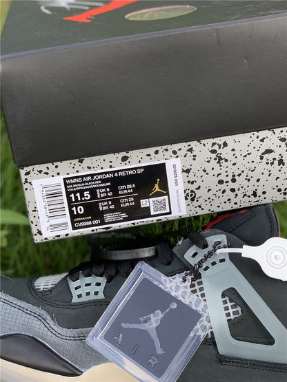OFF-WHITE x Air Jordan 4 “Bred”