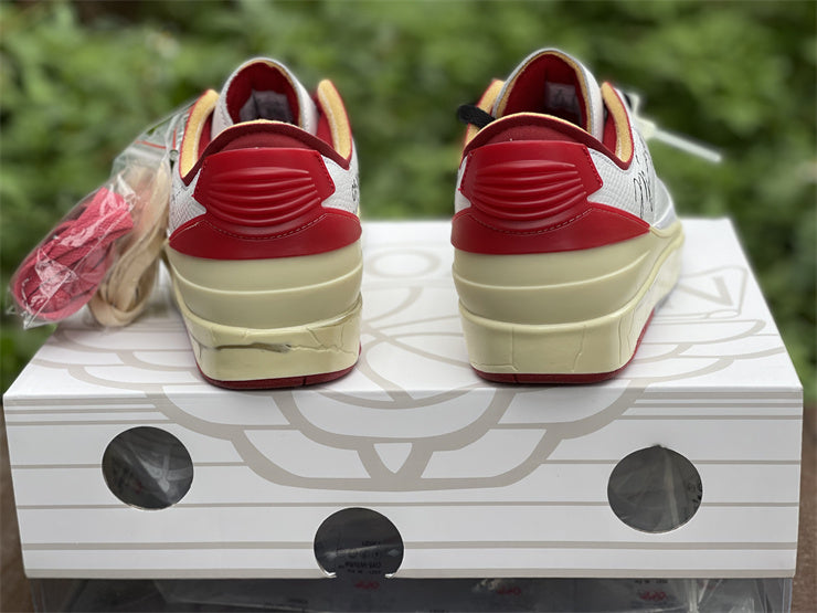 OW x AJ 2 Low ‘White Varsity Red’