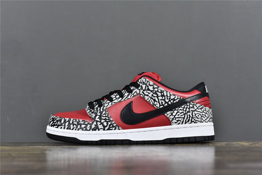 SUP SB Dunk Low - Red Cement