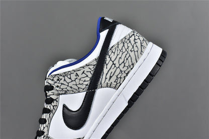 SUP SB Dunk Low - White Cement