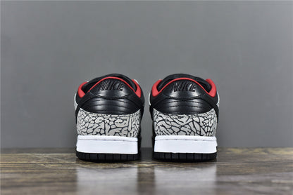 SUP SB Dunk Low - Black Cement