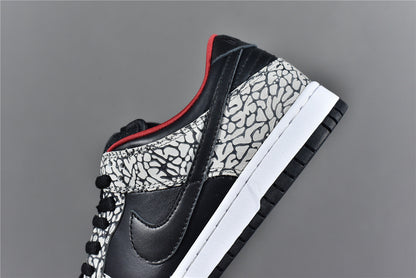 SUP SB Dunk Low - Black Cement