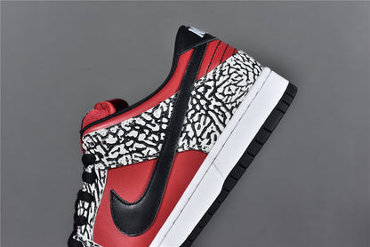SUP SB Dunk Low - Red Cement